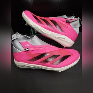 Rare Pink Size 9.5 adidas Adizero Impact+ BSB Baseball Cleats IF8484 Men Shoes.